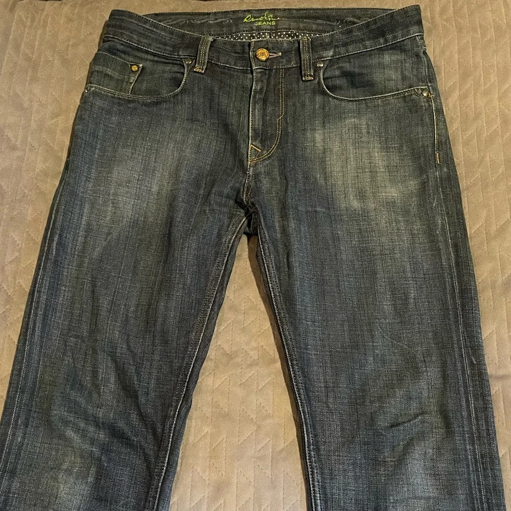 Robert Graham Slim Jim jeans mens size 32x33 pre-owned condition‎ blue